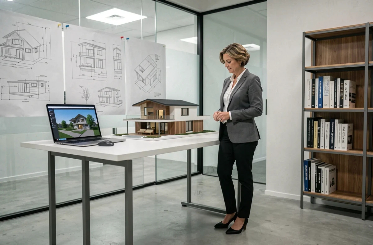 Agence 360 architecture d'intérieur et maîtrise d'oeuvre avec maquette architecturale et rendus 3D